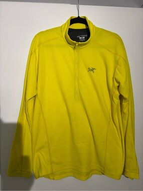 Arc'teryx Bright Yellow Half-Zip Pullover